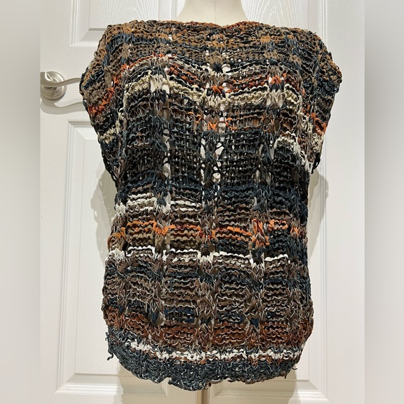 Leather Knitted Top - Picture 3 of 11